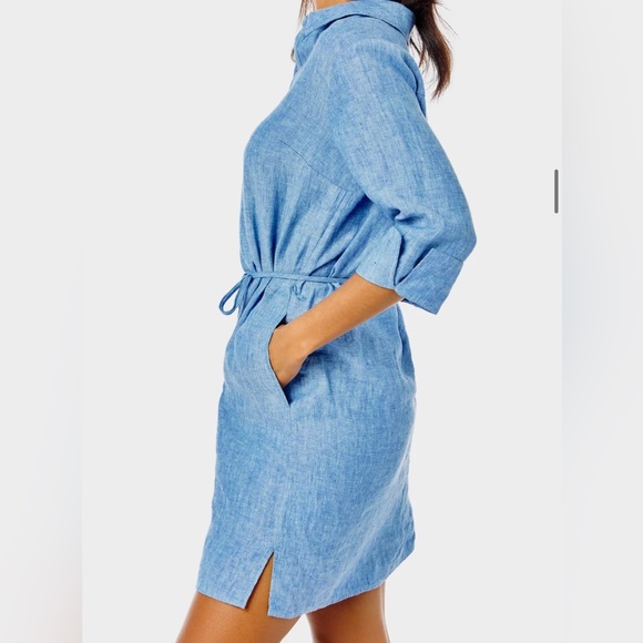 LILLY PULITZER PILAR LINEN TUNIC SIZE XXS ✨ - Picture 4 of 5
